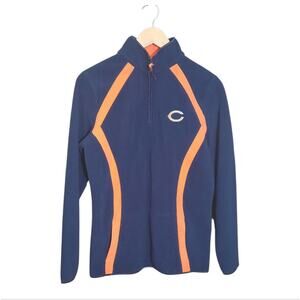 Chicago Bears NFL Team Apparel Women Long Sleeve Fleece Zip Up Size Medium